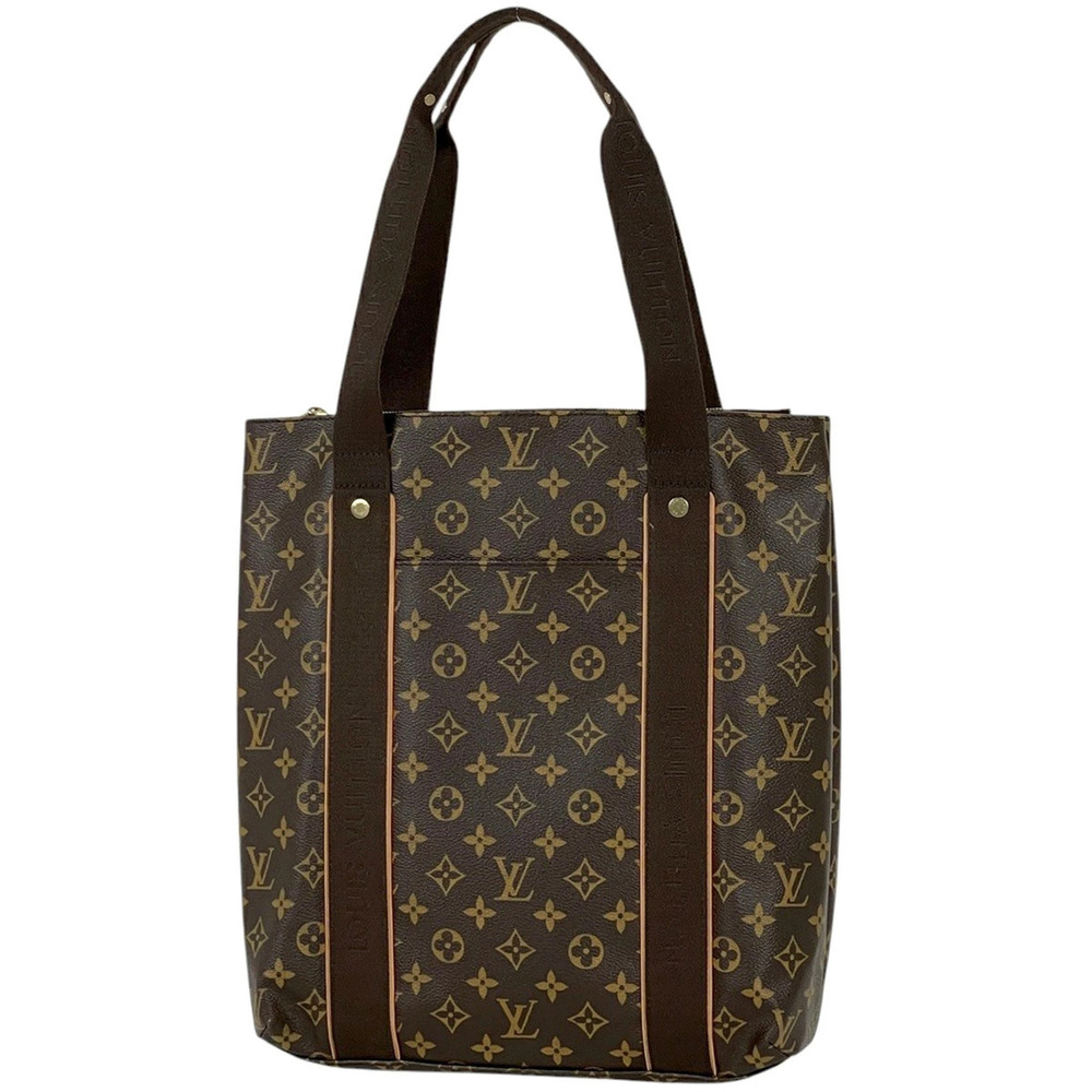 Louis Vuitton Cabas Bobour Shoulder Bag Tote Monogram Brown